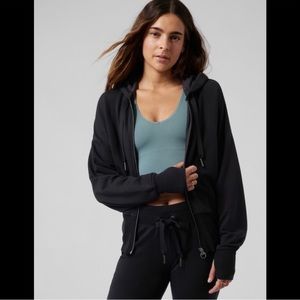 Athleta Black Balance Sweatshirt - Medium Black
